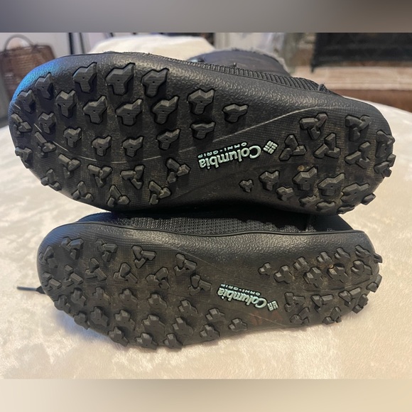 Columbia kids minx lined black mid waterproof snow boot winter size 1 - Picture 4 of 7